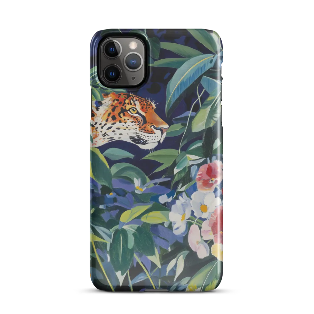 Hidden Majesty: The Jaguar Amongst Tropical Splendor | Phone Case |  11 Pro Max | Snap Case | Glossy