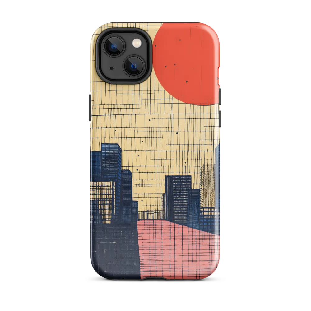 Urban Echoes: A Minimalist Cityscape