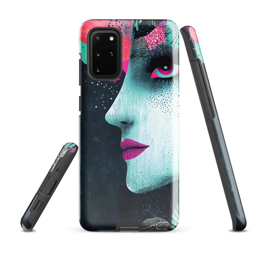 Mystical Beauty in Blue and Pink | Phone Case |  S20 Plus | Tough Case | Glossy