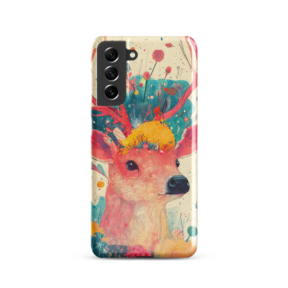 Whimsical Harmony: A Deer in Bloom
