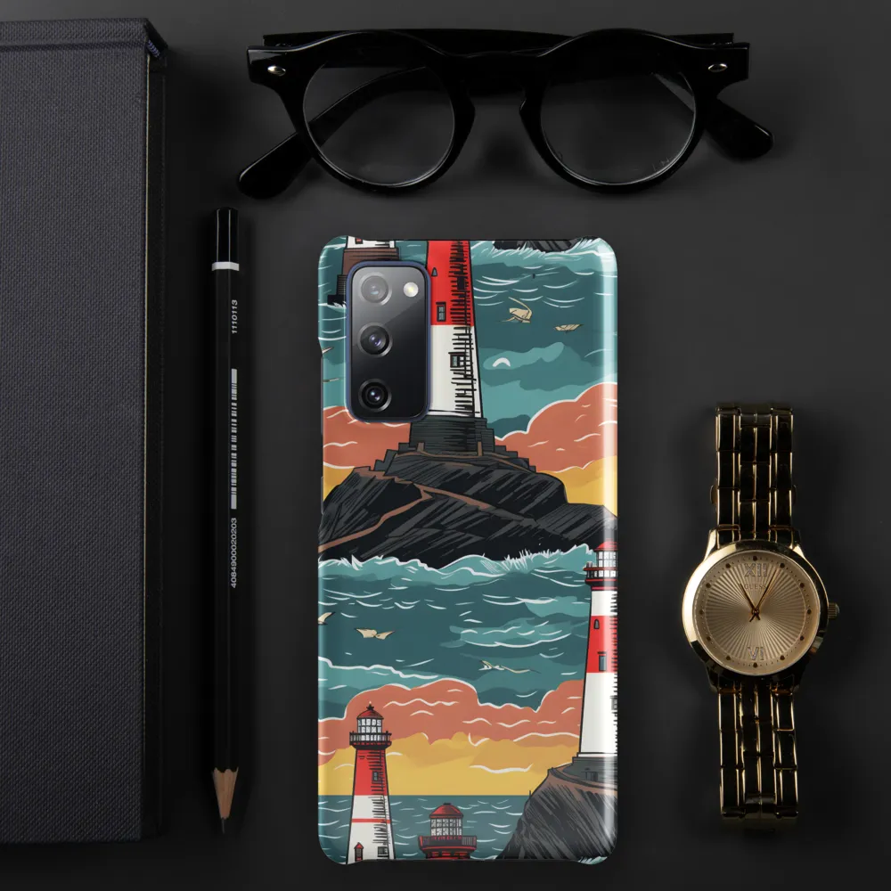 Lighthouses in a Whimsical Ocean