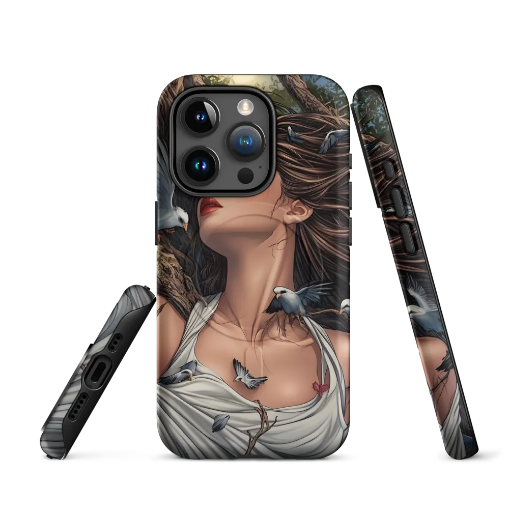 Embrace of Freedom | Phone Case |  15 Pro | MagSafe® Tough Case | Matte