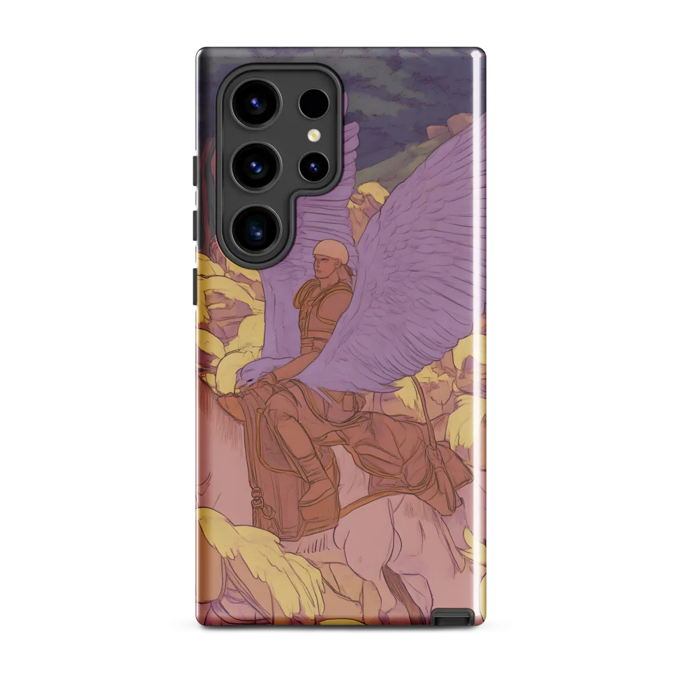 The Winged Guardian | Phone Case |  S24 Ultra | Tough Case | Glossy