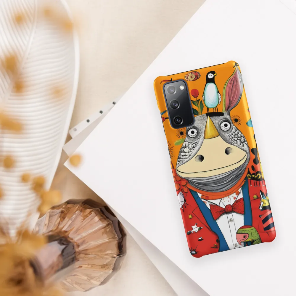 Whimsical Rhinoceros: A Playful Encounter
