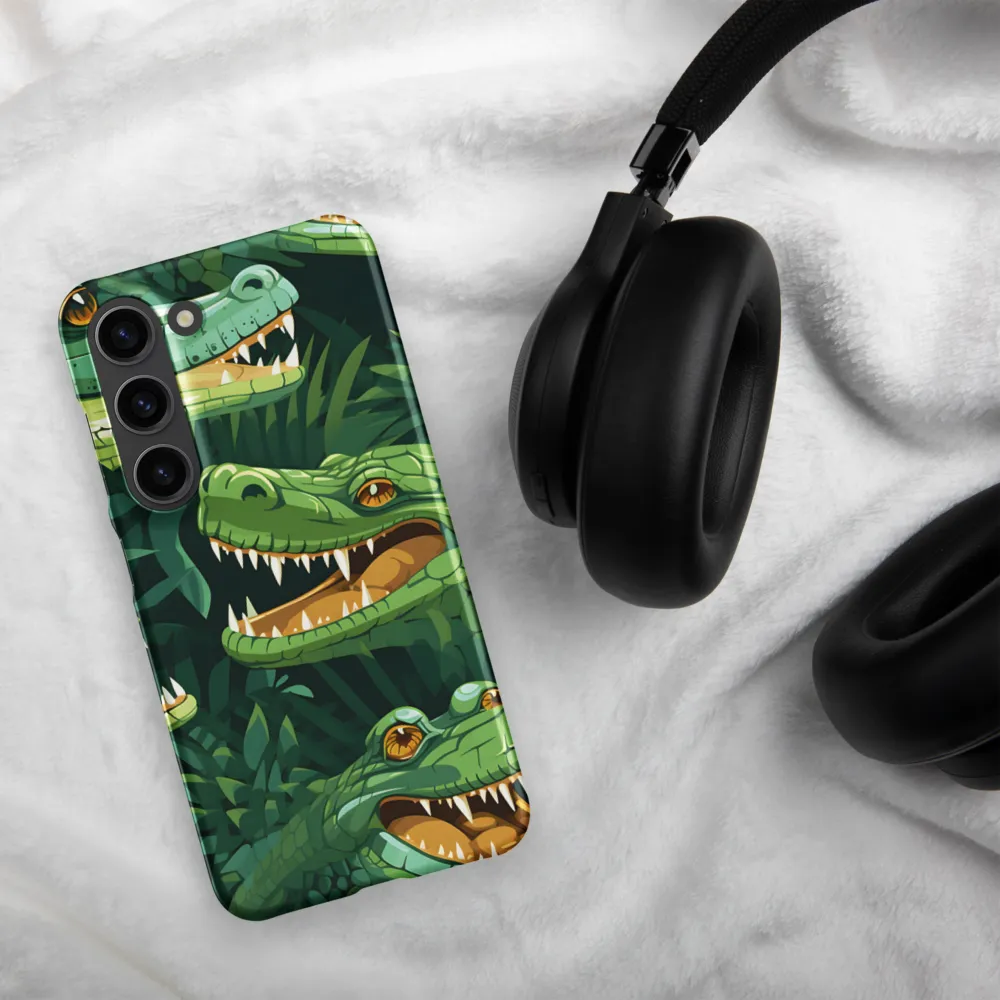 Fierce Crocodilian Medley | Phone Case |  S23 | Snap Case | Matte