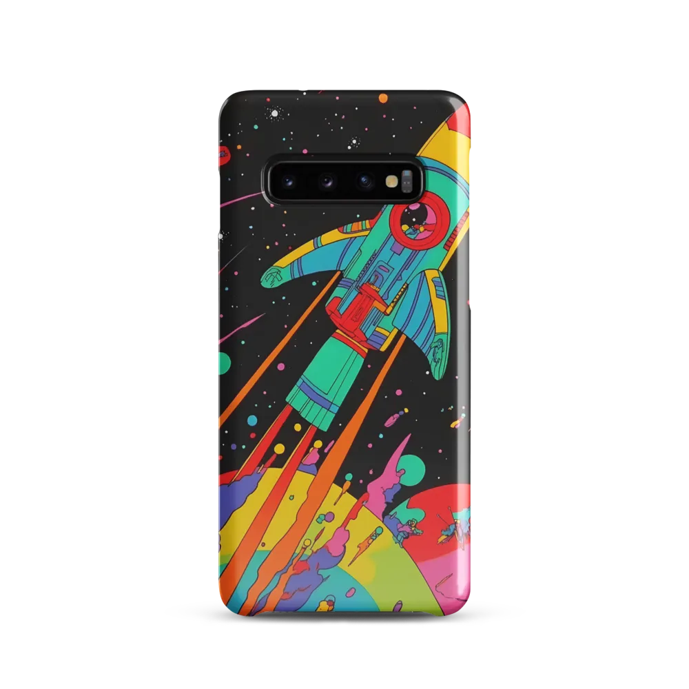 Cosmic Voyage: The Neon Lift-Off