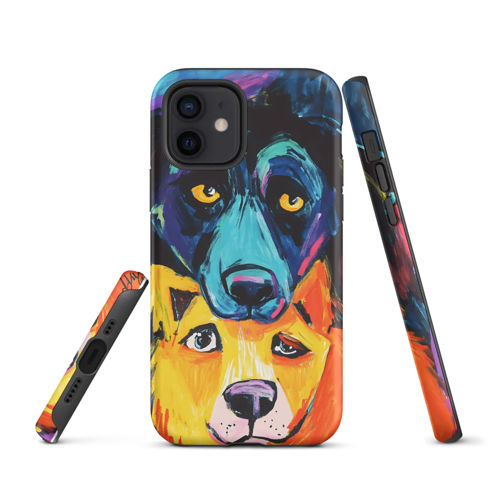 Vibrant Companions: An Expression of Canine Spirit