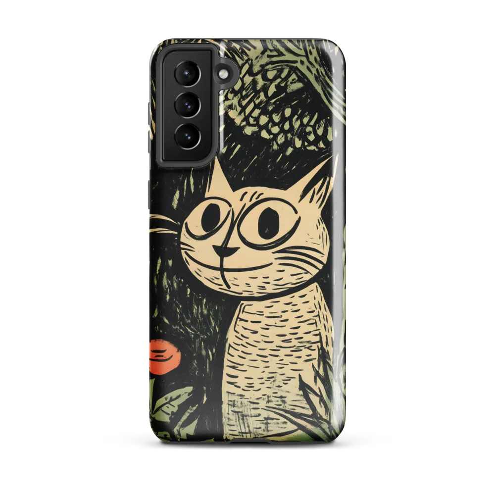 Whimsical Cat in the Forest