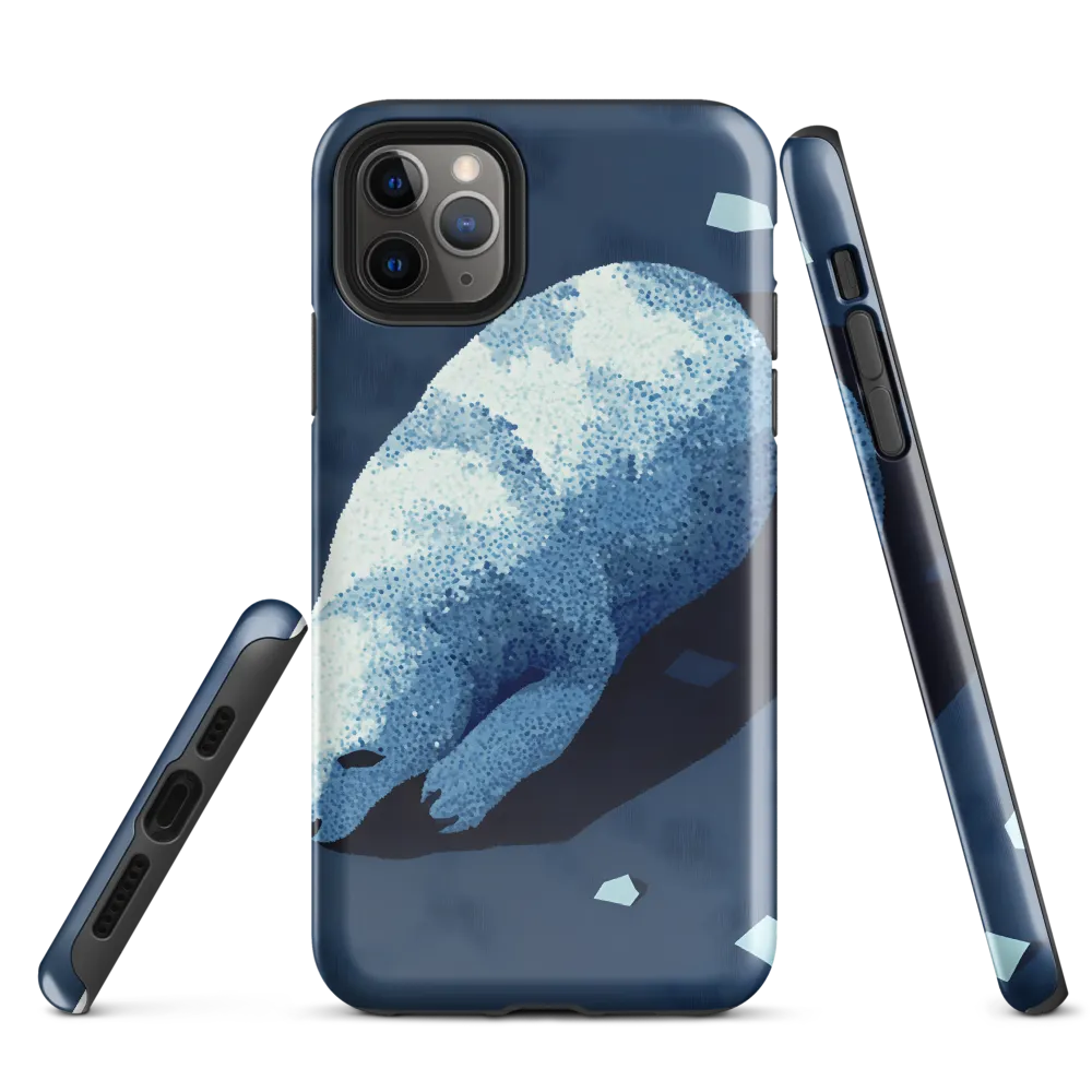 Silent Majesty: The Polar Bear's Realm | Phone Case |  11 Pro Max | Tough Case | Glossy