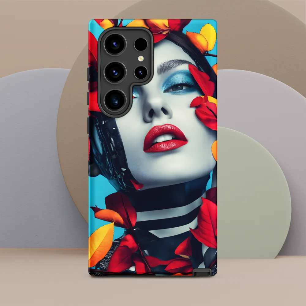 Futuristic Fusion: Nature Meets Technology | Phone Case |  S24 Ultra | Tough Case | Matte