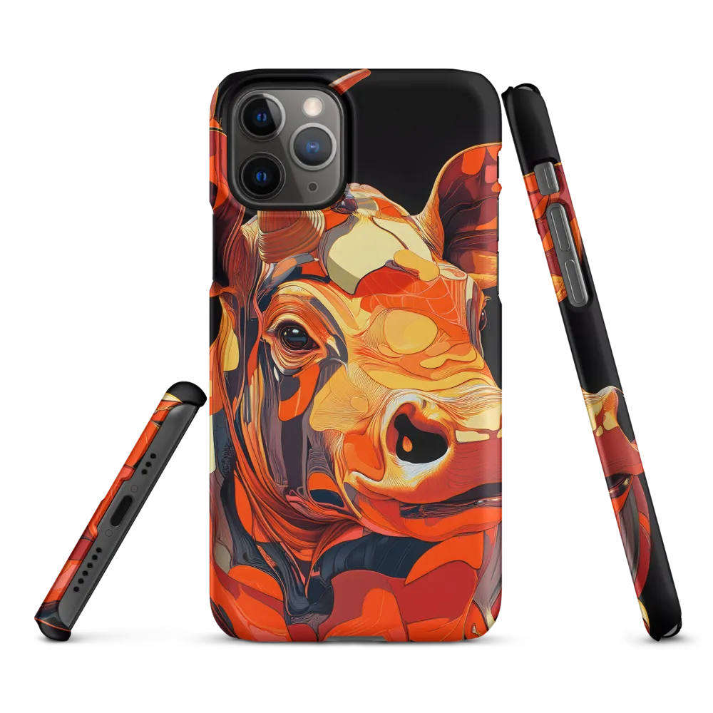 Modern Serenade: The Vibrant Cow