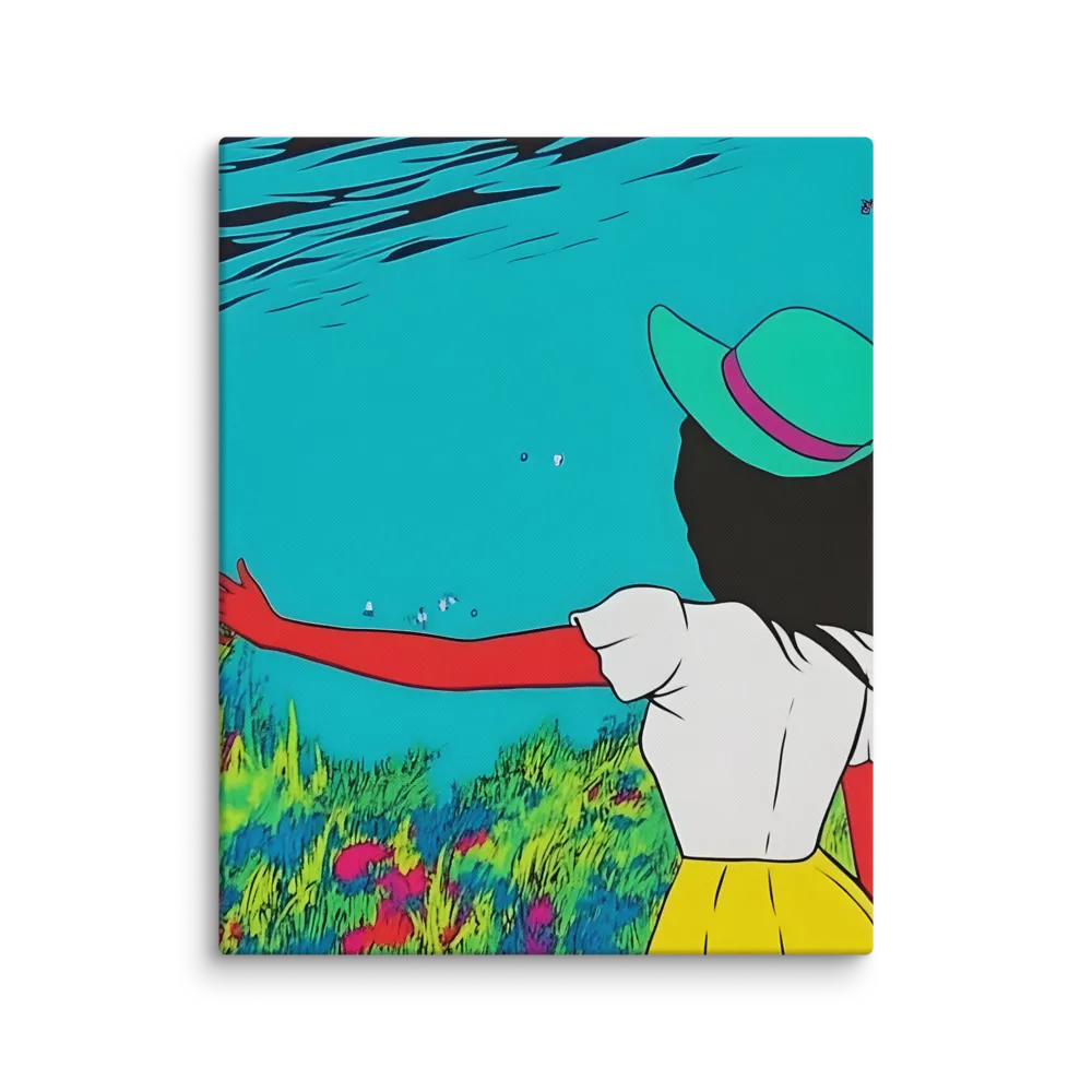 Whimsical Encounter | Canvas | 16″×20″