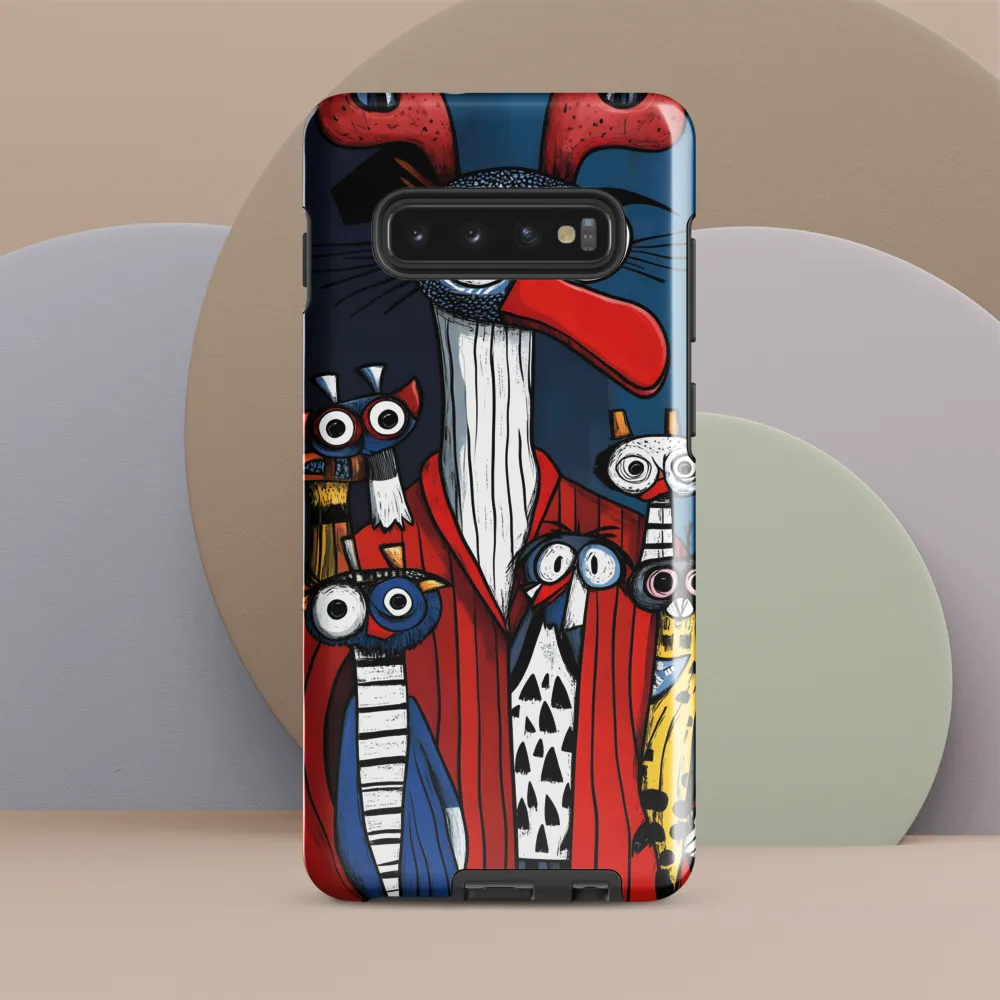 The Quirky Gathering | Phone Case |  S10 Plus | Tough Case | Glossy