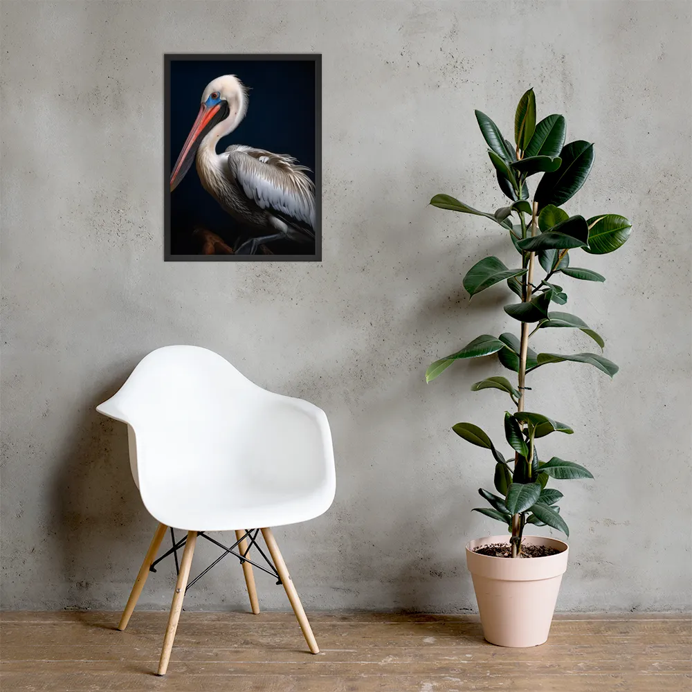 Majestic Pelican Portrait
