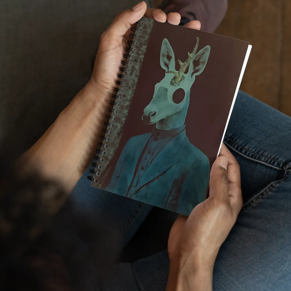 The Enigmatic Deer | Spiral Notebook