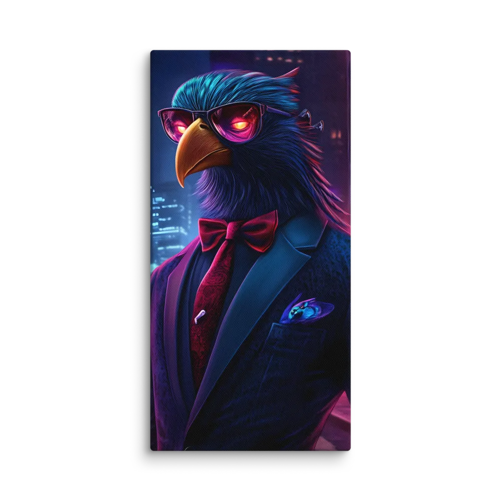 The Dapper Avian | Canvas | 10″×20″