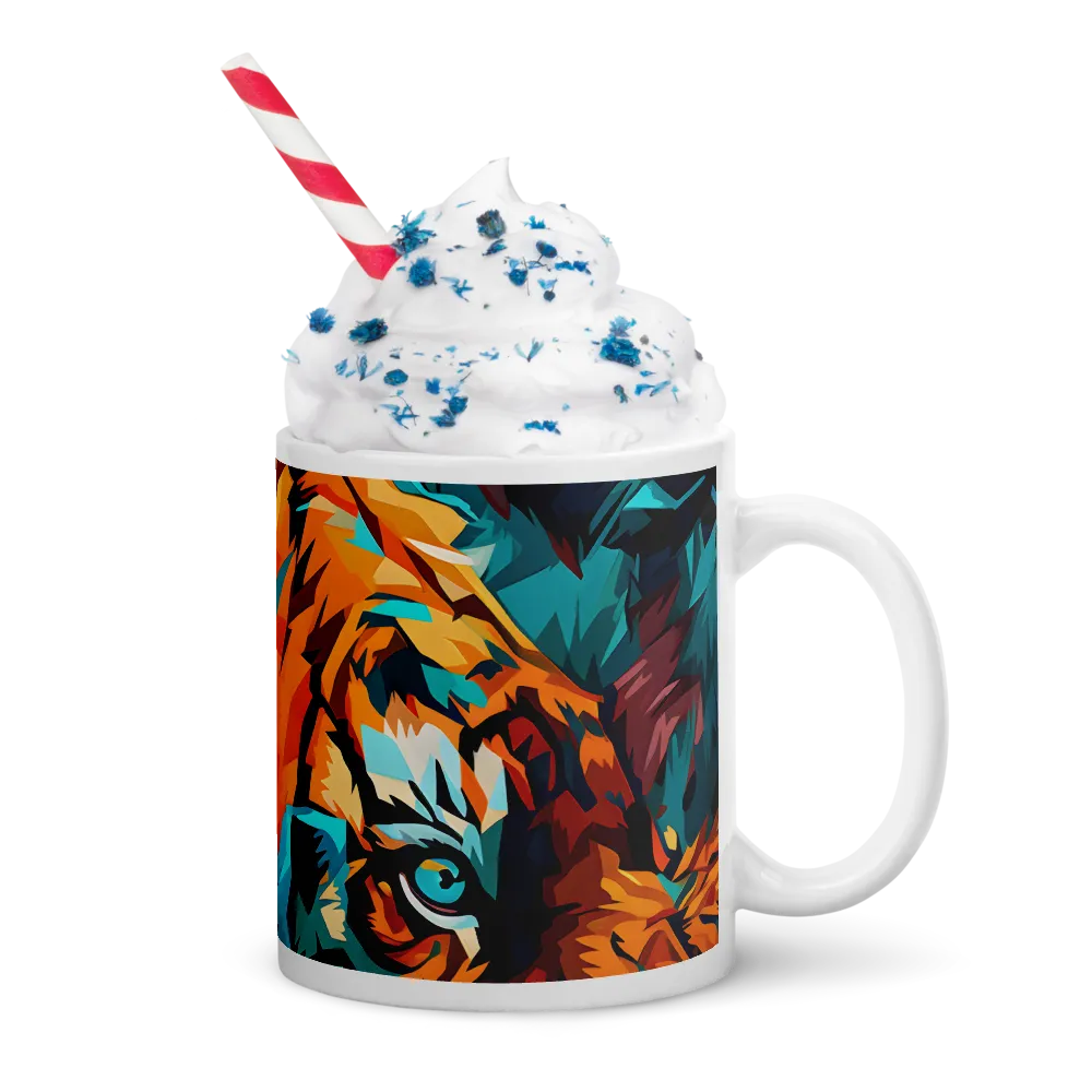 Wild Symphony: Abstract Tigers | Mugs | Multiple Sizes & Colors