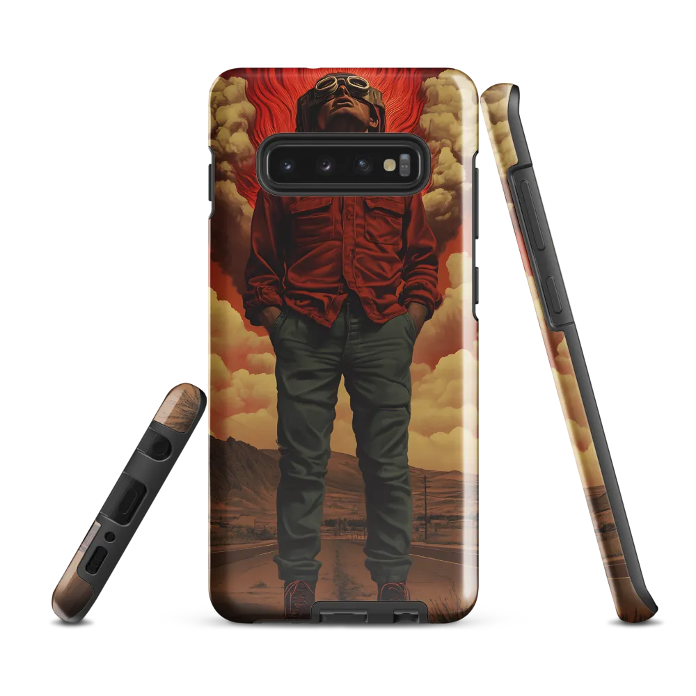 Defiant Spirit in a Surreal Landscape | Phone Case |  S10 Plus | Tough Case | Glossy