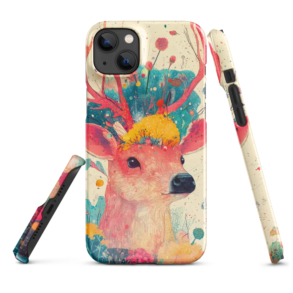 Whimsical Harmony: A Deer in Bloom