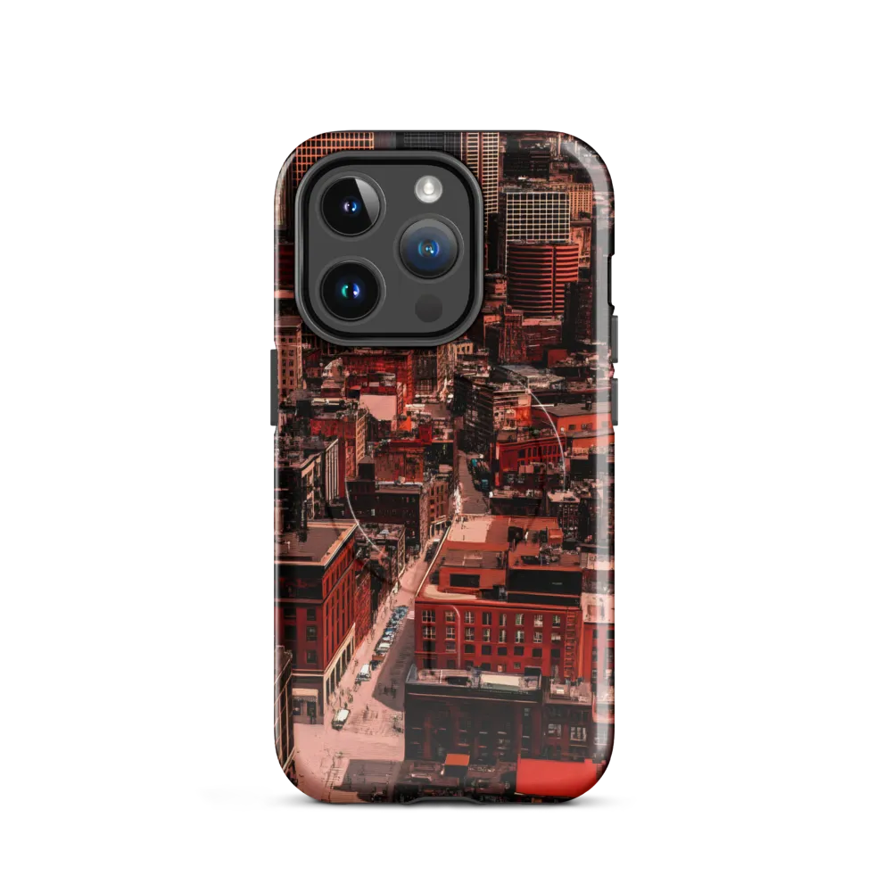 Urban Mosaic: Aerial Perspective | Phone Case |  14 Pro | MagSafe® Tough Case | Glossy