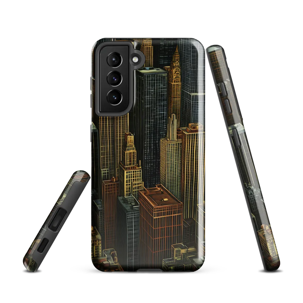 Urban Elegance: A Golden Cityscape