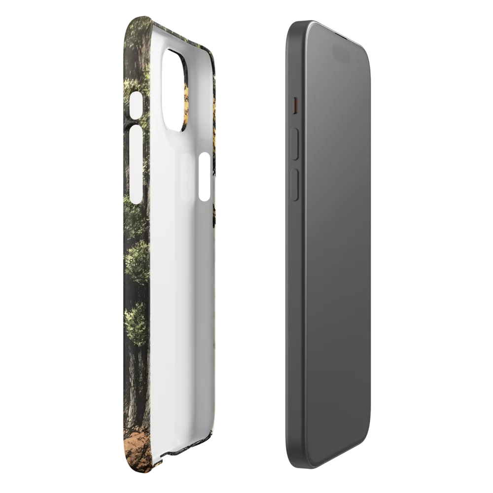 The Whispering Skull: A Surreal Encounter with Nature | Phone Case |  15 Plus | Snap Case | Matte