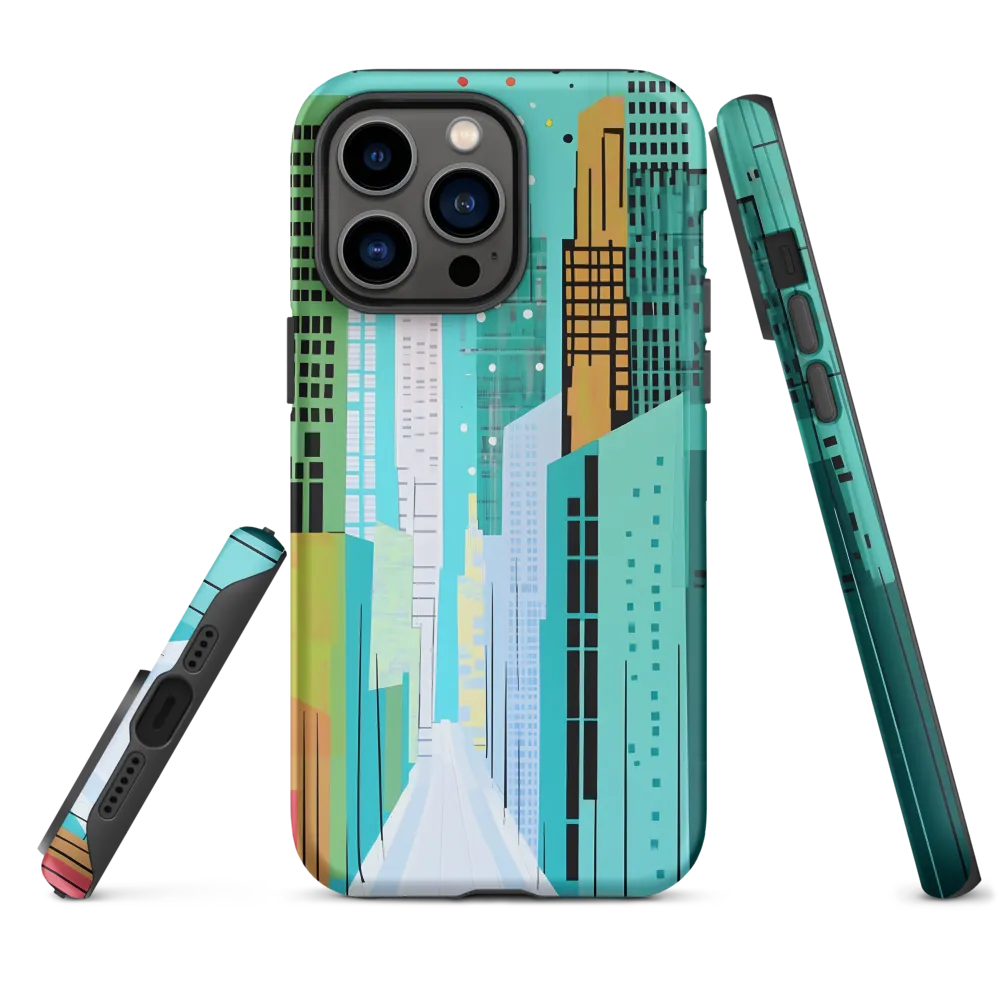 Urban Symphony in Turquoise