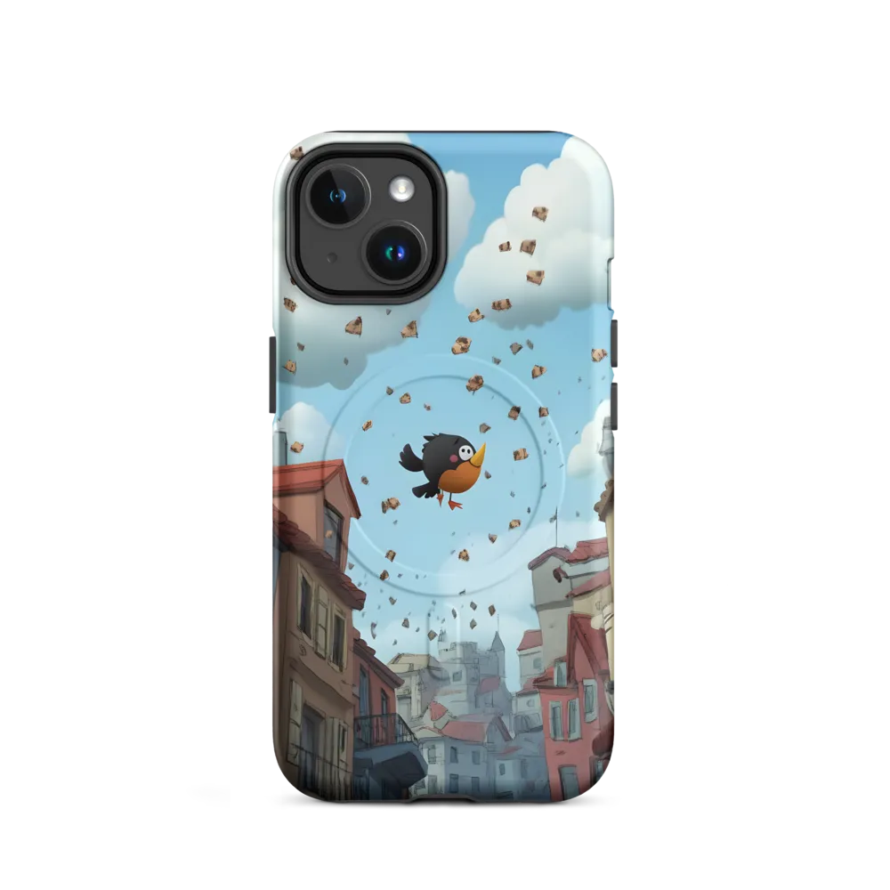A Whimsical Flight Through Bread and Sky