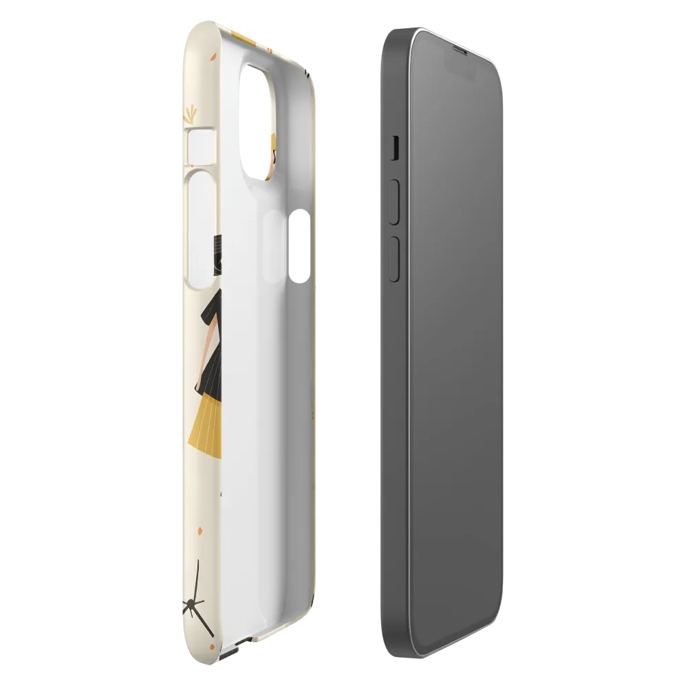 Whimsical Patterns of Nature and Femininity | Phone Case |  14 Plus | Snap Case | Matte