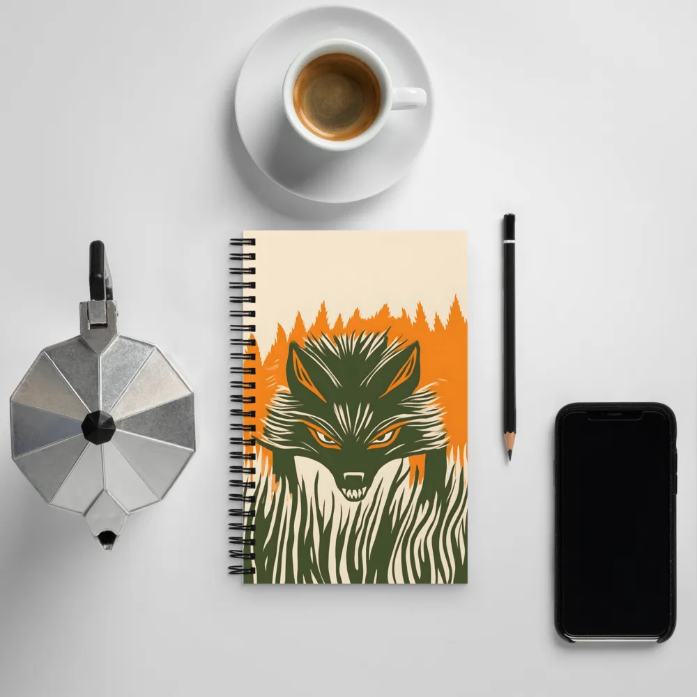 The Fierce Guardian of the Forest | Spiral Notebook