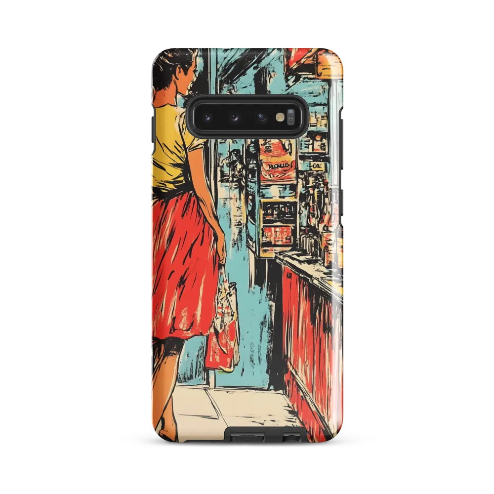 A Vintage Encounter in the Aisles | Phone Case |  S10 Plus | Tough Case | Glossy