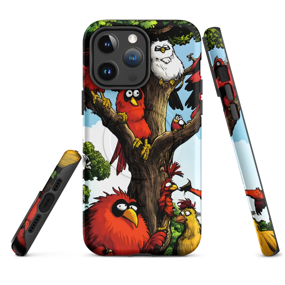 Whimsical Avian Gathering