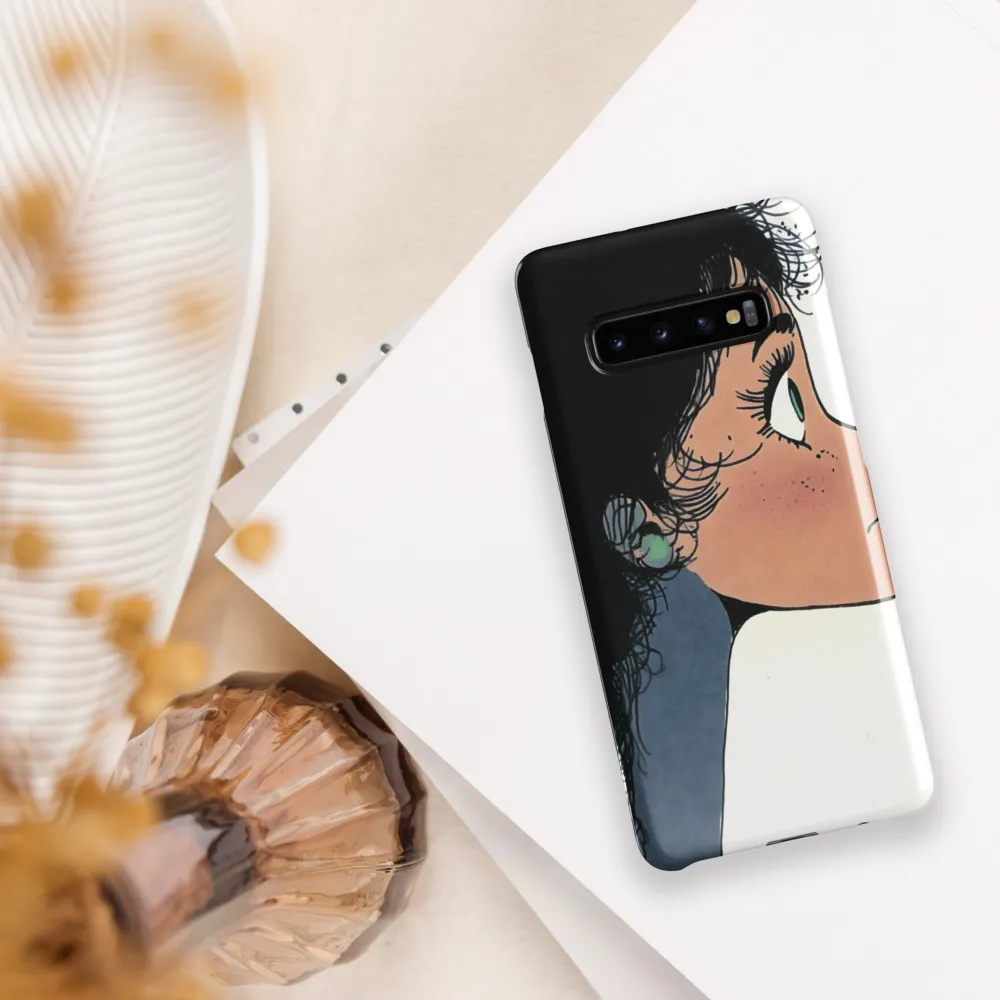 Whispers of Contemplation | Phone Case |  S10 Plus | Snap Case | Glossy