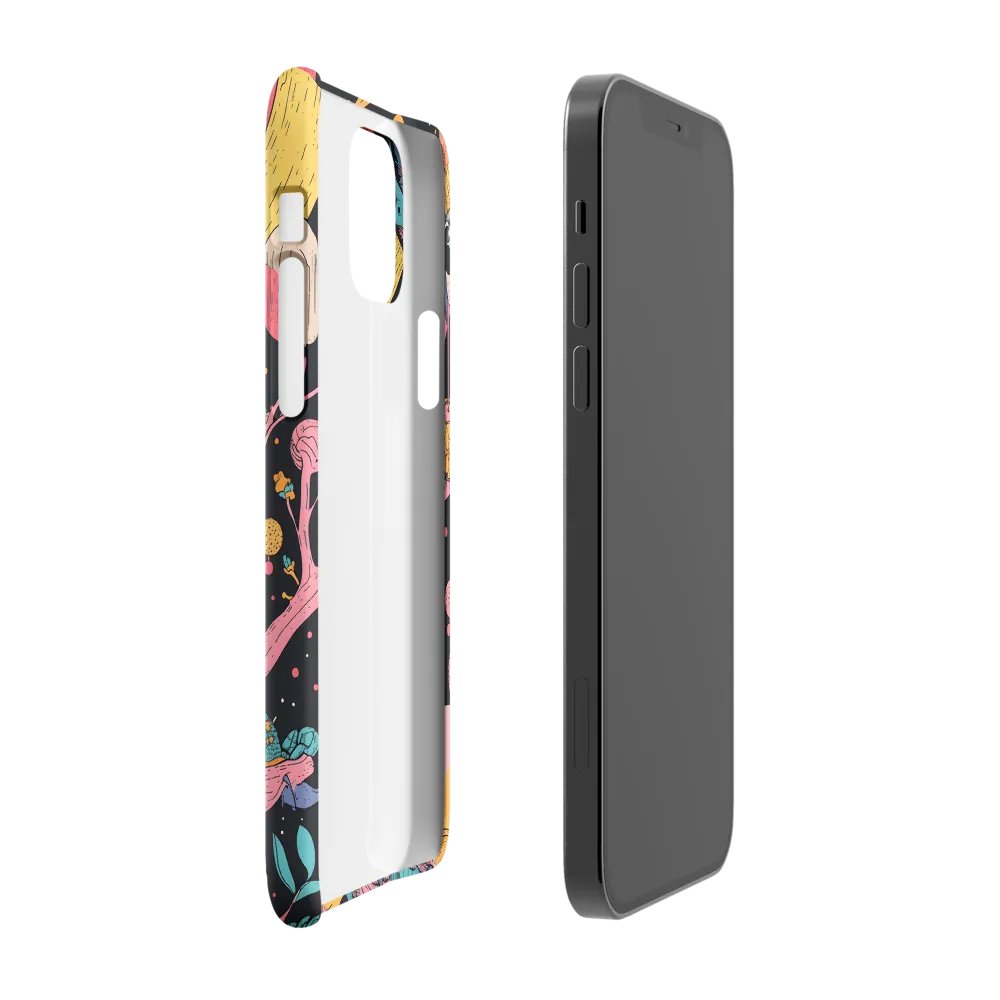 Whimsical Cosmic Owl | Phone Case |  12 | Snap Case | Glossy