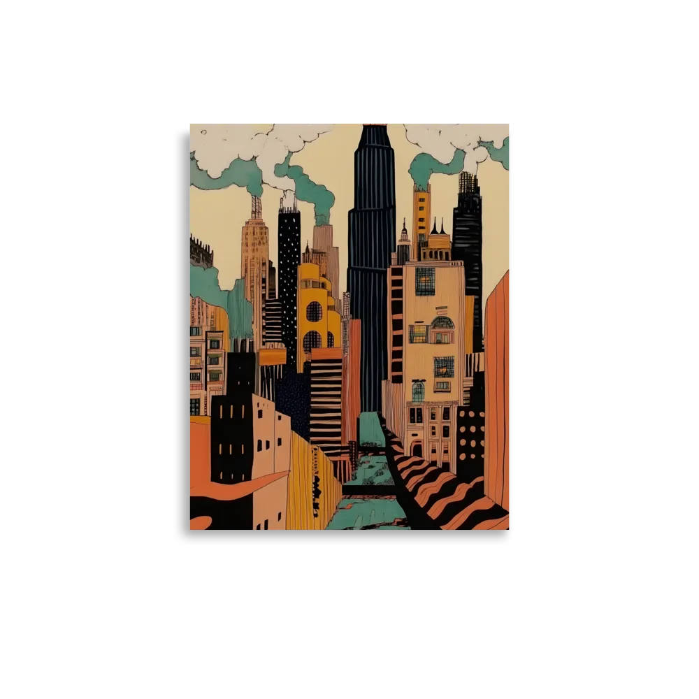 Urban Symphony in Ink | Poster | 11″×14″