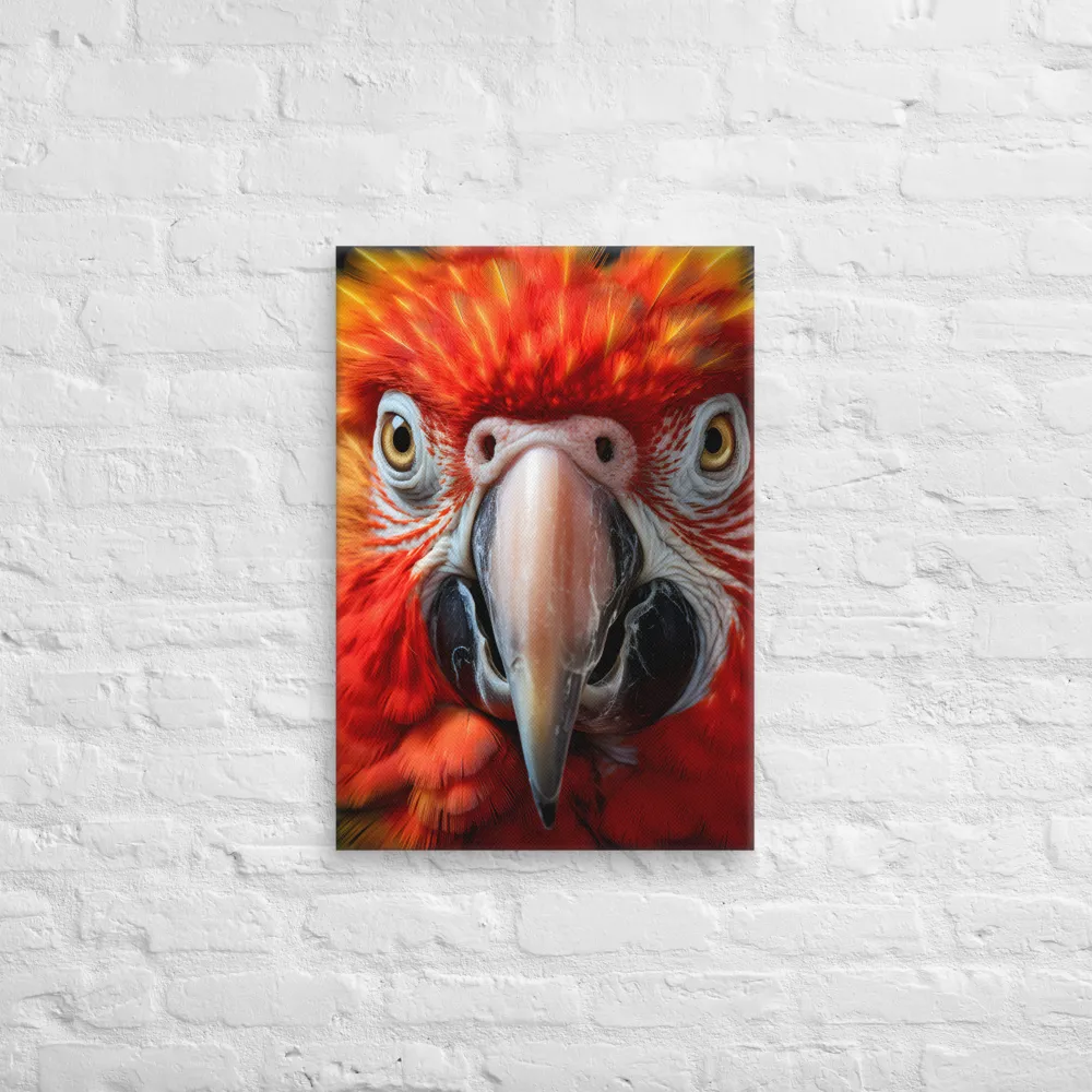 The Fiery Gaze of the Parrot