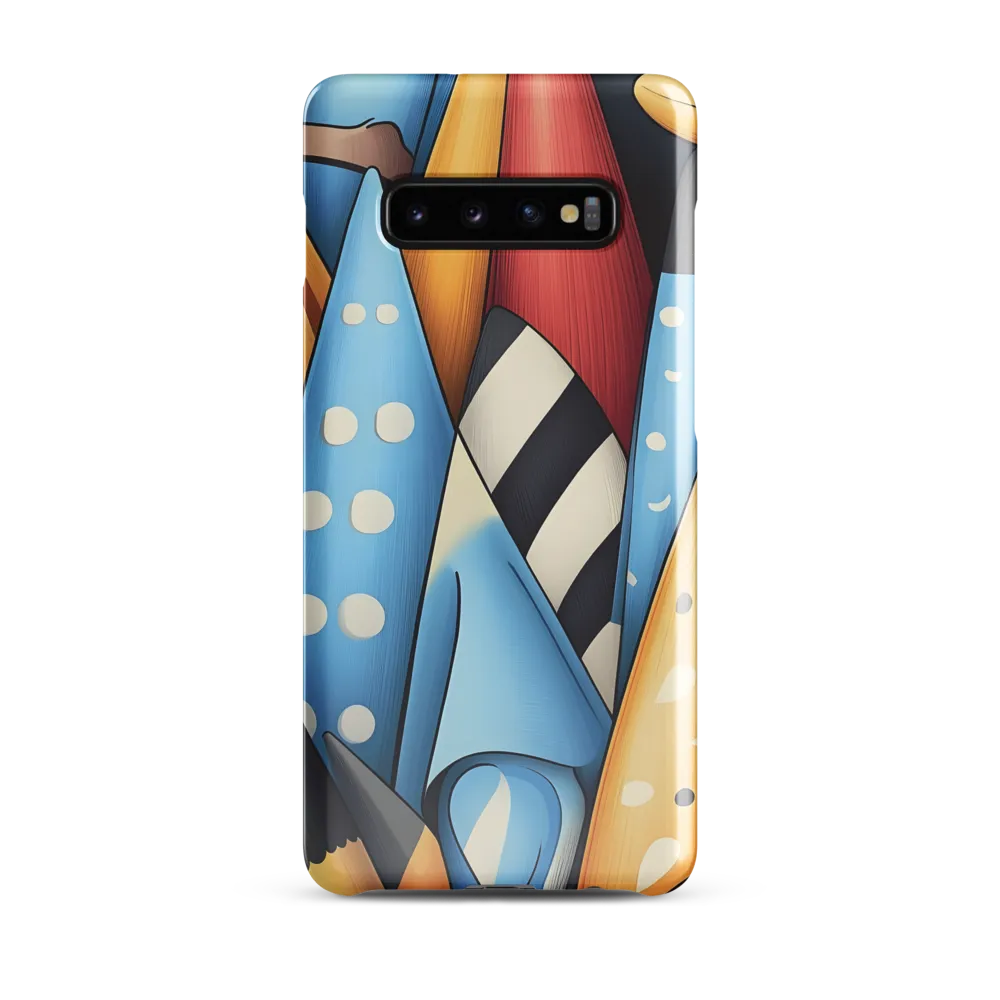 Whimsical Tangle of Colors | Phone Case |  S10 Plus | Snap Case | Glossy