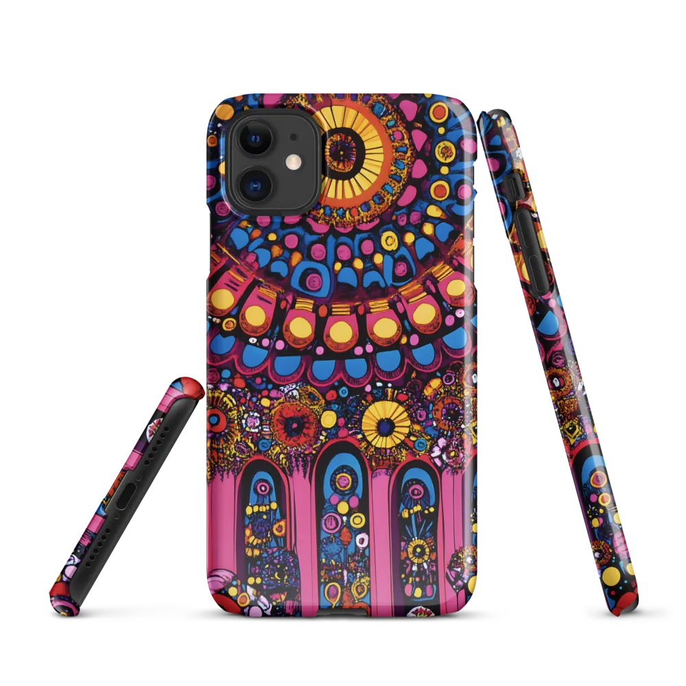 Whimsical Mandala Symphony | Phone Case |  11 | Snap Case | Glossy