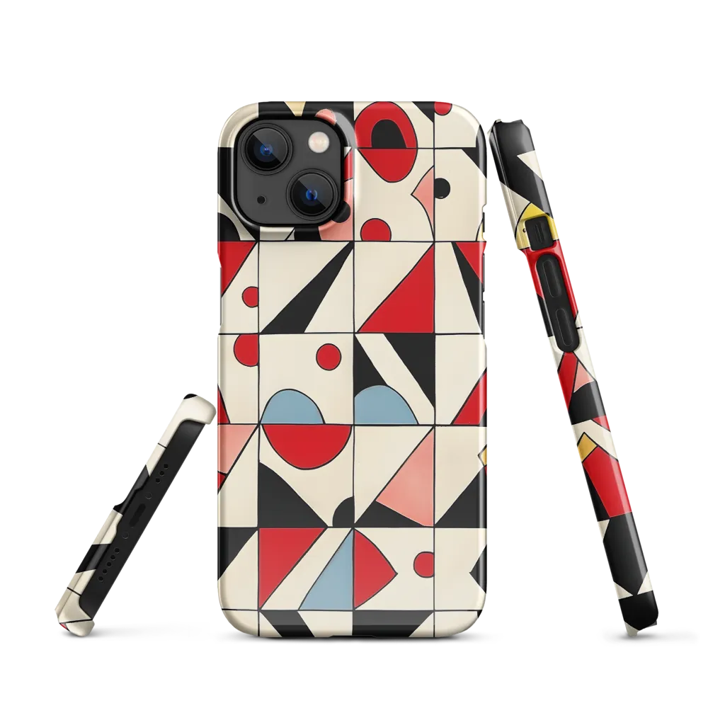 Dynamic Geometric Harmony | Phone Case |  13 | Snap Case | Glossy