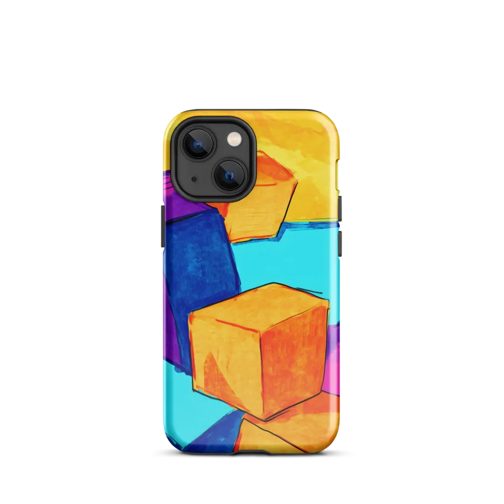 Playful Cubes in Vibrant Harmony