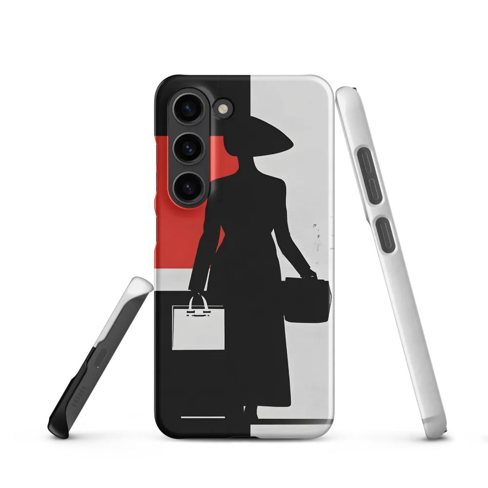 Silhouette of Elegance | Phone Case |  S23 | Snap Case | Matte