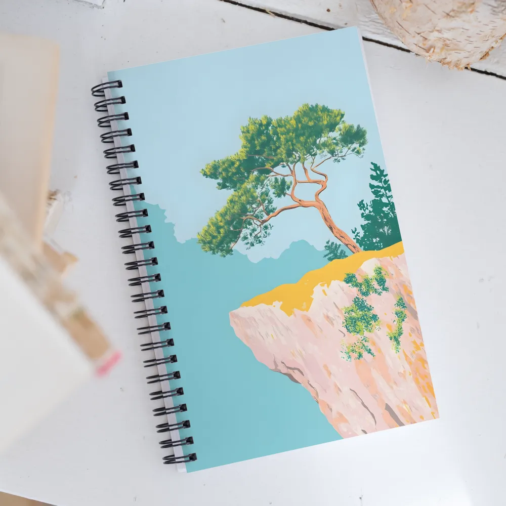 Serenity on the Edge | Spiral Notebook