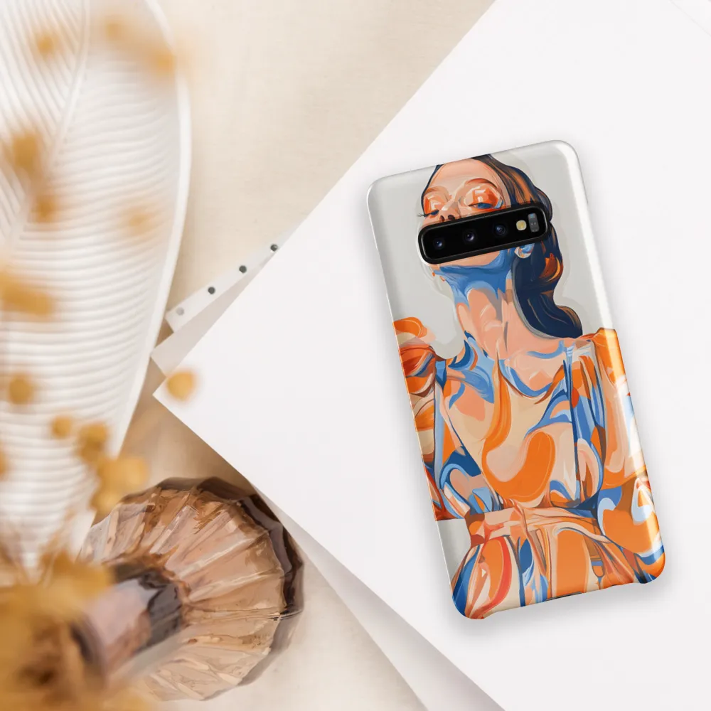 Fluid Fashion: A Modern Portrait | Phone Case |  S10 Plus | Snap Case | Glossy