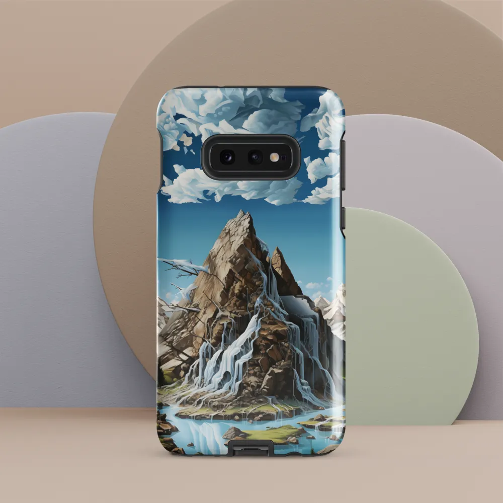 Majestic Cascade: A Mountain Masterpiece