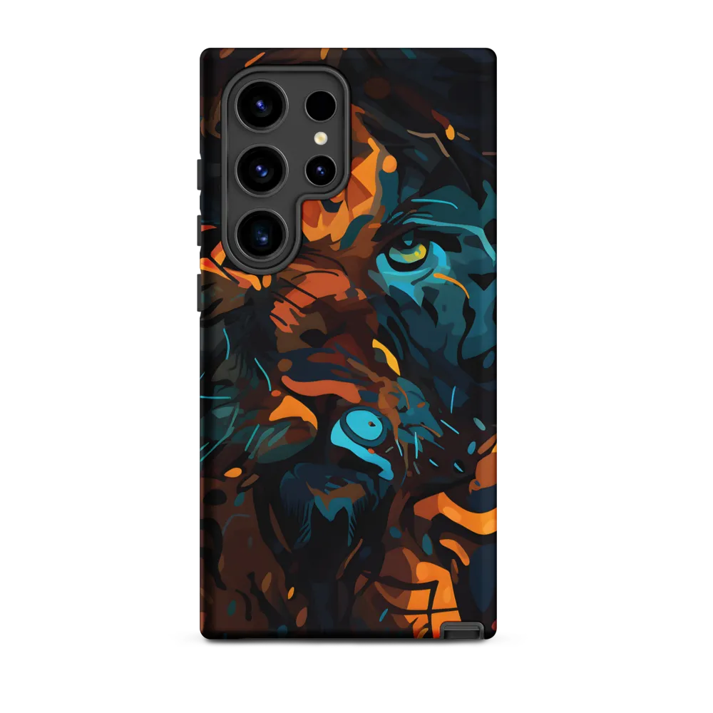 Tropical Enigma: A Wildlife Quartet | Phone Case |  S24 Ultra | Tough Case | Matte