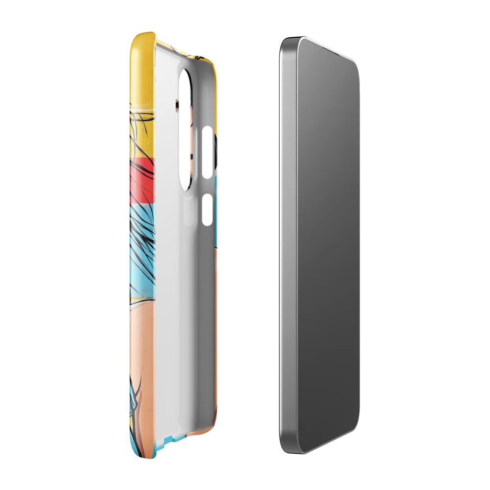 Vibrant Portrait of Modern Youth | Phone Case |  S24 Plus | Snap Case | Glossy