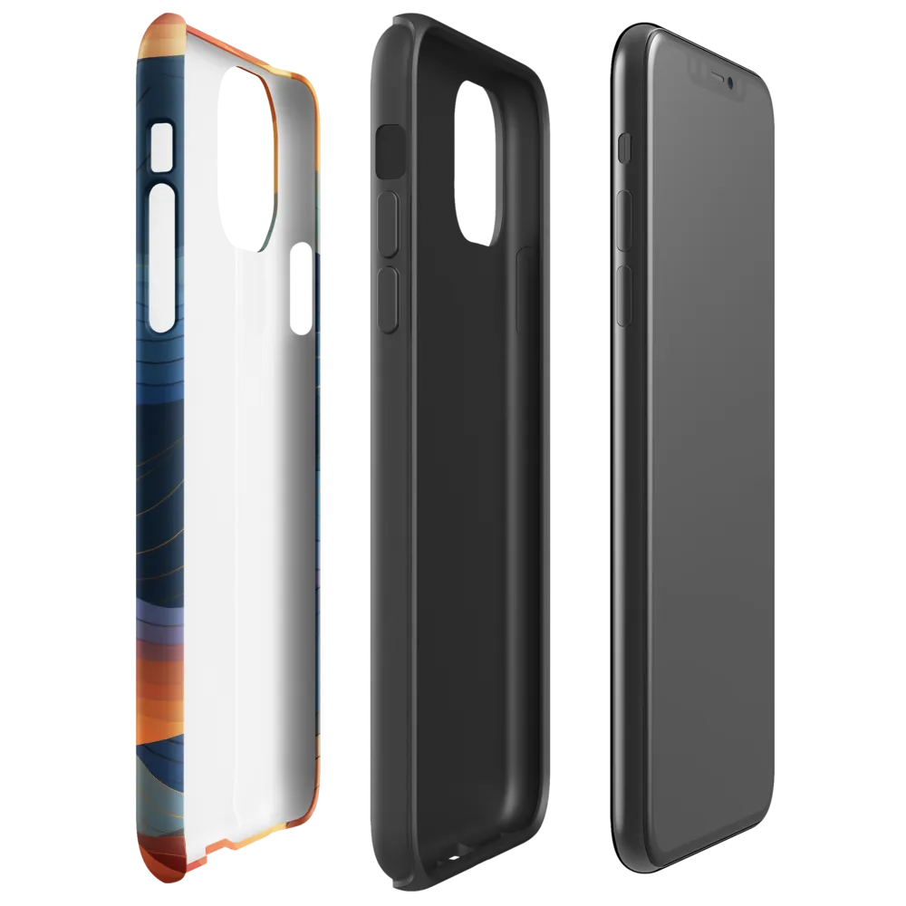 Harmonious Waves at Dusk | Phone Case |  11 Pro Max | Tough Case | Glossy