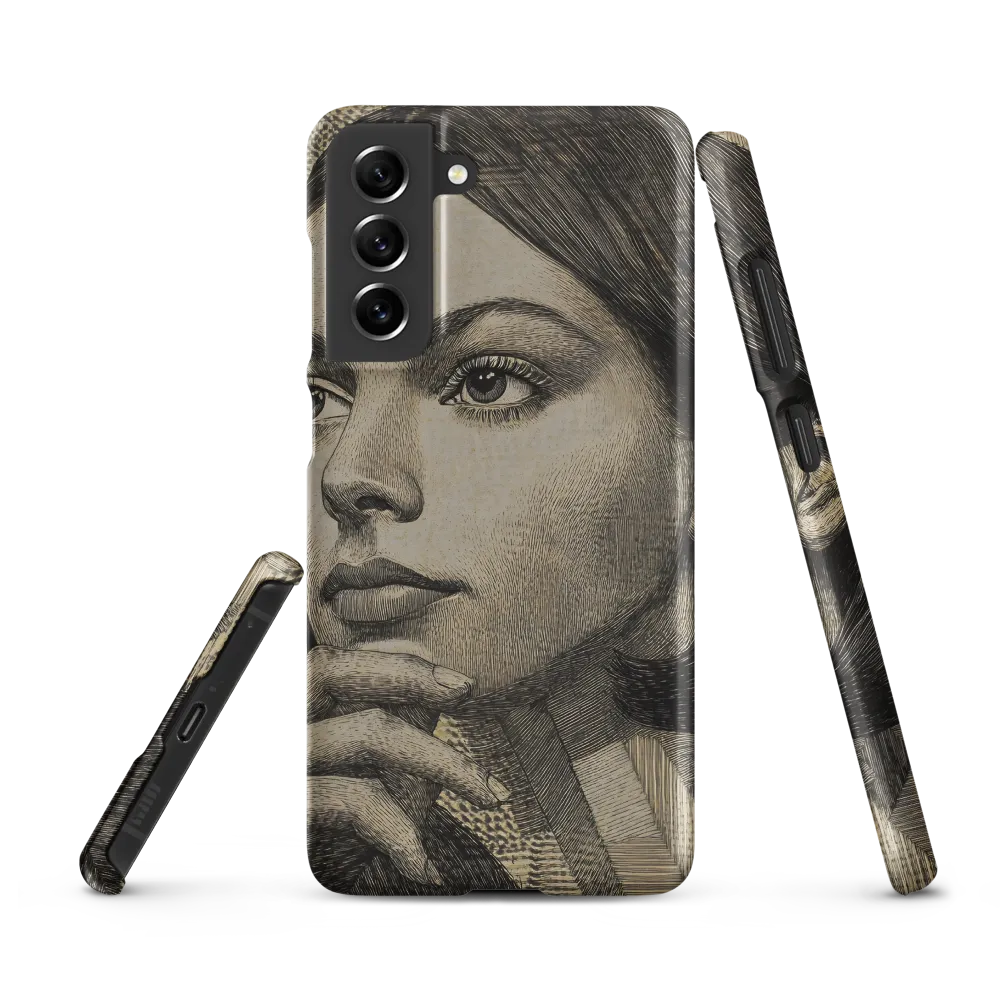 Contemplative Reflection | Phone Case |  S21 FE | Snap Case | Matte