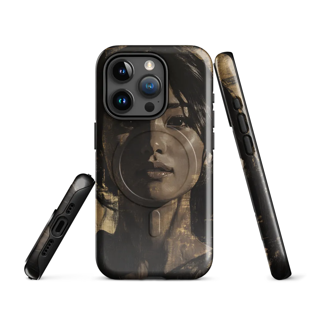 Golden Gaze: A Contemporary Portrait