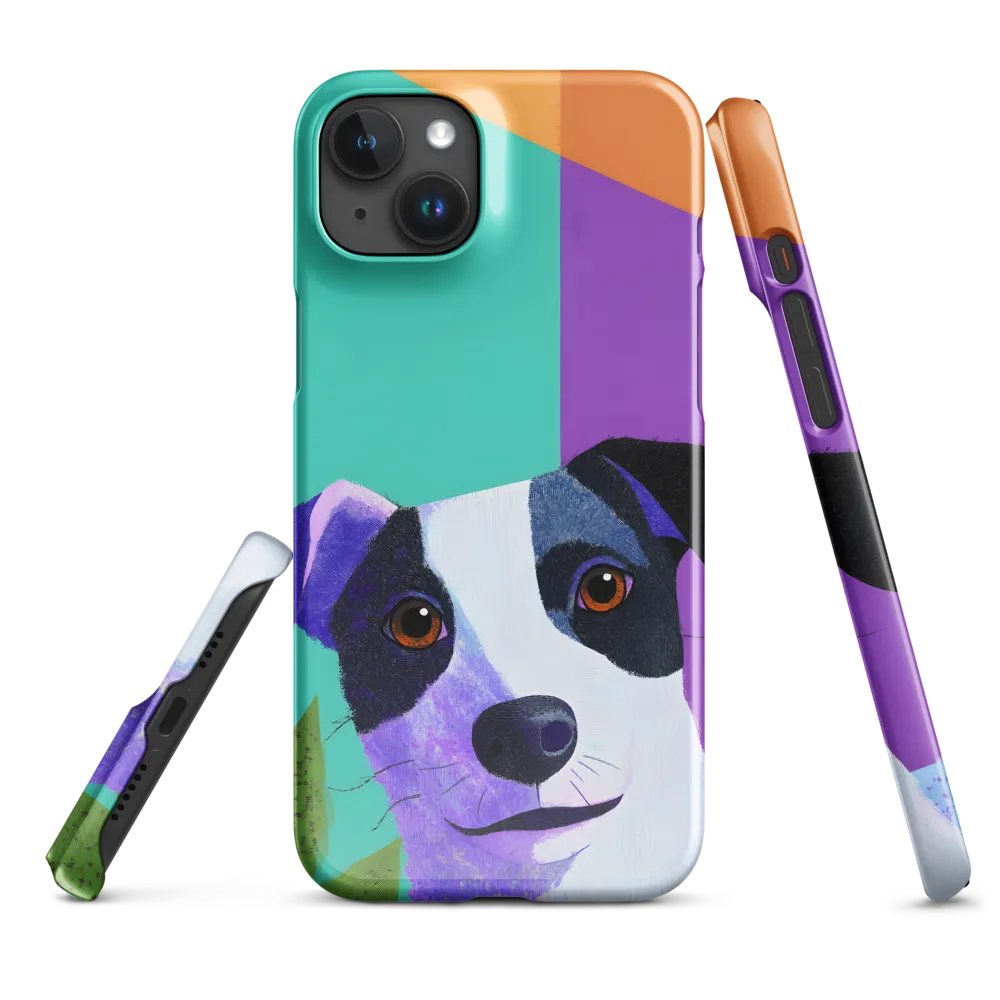 Joyful Canine | Phone Case |  15 Plus | Snap Case | Glossy